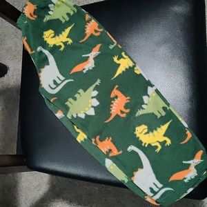 Green dinosaur print long pants sleeper "child of mine" by Carter's